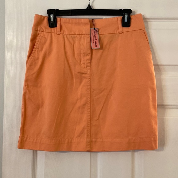 Vineyard Vines Dresses & Skirts - Vineyard Vines Skirt size 2 brand new with tags color Orange two front pockets
